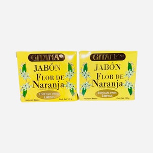 PACCHETTO 2X - GITANA JABON Flor de Naranja Para Limpias, Curaciones y Trabajos Espirituales. Sapone per la rimozione della stregoneria