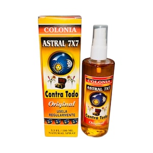 Astral 7x7 Contra Todo Perfume Colonia Esoterica- Astral 7x7 Against All Cologne Quita Obstaculos Abre Camino