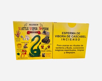 Esperma De Vibora De Cascabel Incienso Incense