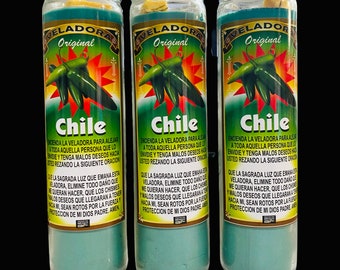 Bougie du Chili préparée et évoquée contre l’envie et les ennemis