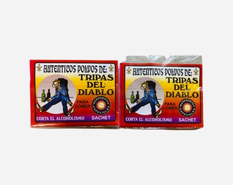 2 PACK- TRIPAS Del DIABLO Para aborrecer el vicio del alcohol y la borrachera