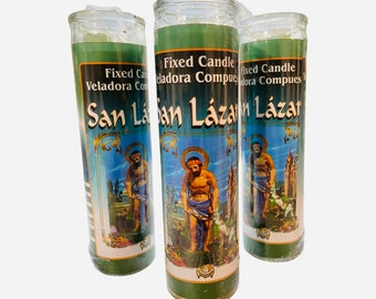 San Lazaro Veladora Preparada, Saint lazarus Fixed Candle