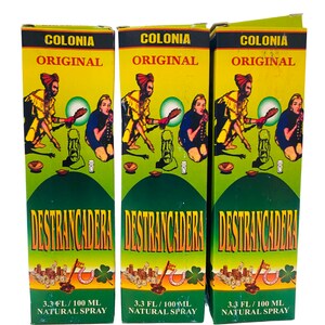 DESTRANCADERA Perfume Colonia- BLOCK BUSTER  Wicca Cologne Perfume Spray Spell Ritual Santeria Proteccion Aura