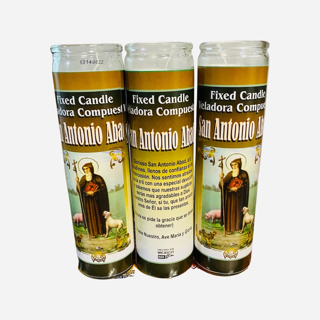 SAN ANTONIO ABAD Veladora Candle Etsy