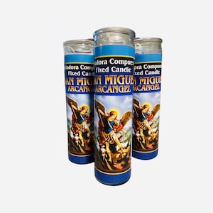 Saint Michael Archangel Candle, Ritual de Proteccion San Miguel Arcangel Veladora, Blessed
