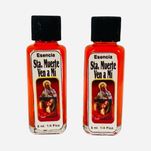 2PACK- Santa Muerte Ven a Mi Aceite perfume Esoterico Atrayente de Amor Hombres Pasion - Holy Death Come to Me Oil Essence