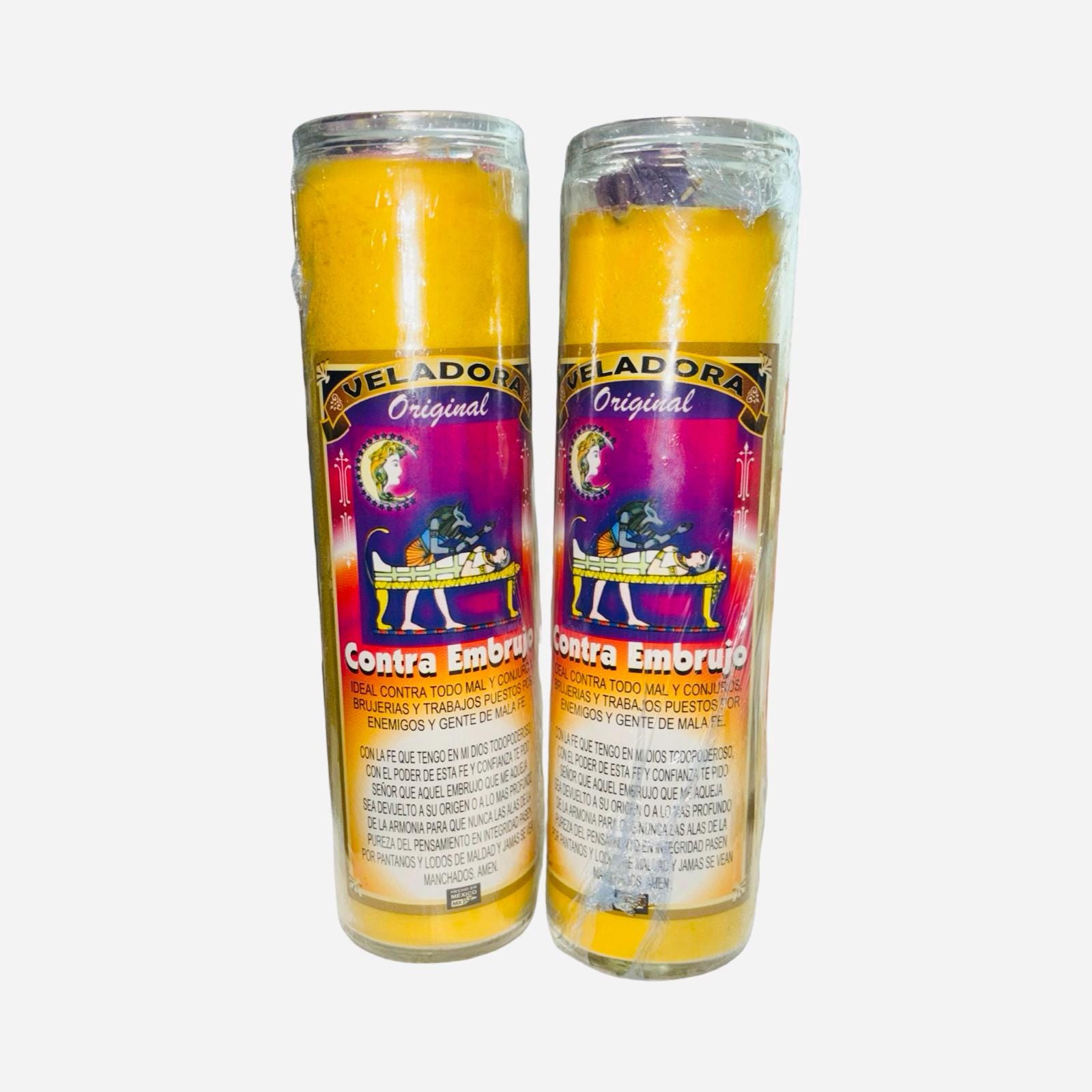 2 set- Contra Embrujo Veladora Rompe Hechizos y Maldiciones- Contra Hechizos Vela Fija para Quitar Hechizos y Hexes, Quita Maldicion