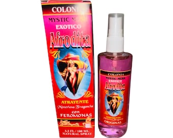 AFRODITA Perfume con Feromonas Para El Amor y Atrayente de Hombres- APHRODITE Mystic Love Cologne Attraction, Amarre