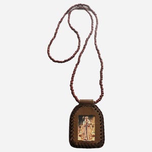 SANTISIMA MUERTE ESCAPULARIO - Holy Death Scapular Necklace Santa Muerte Collar