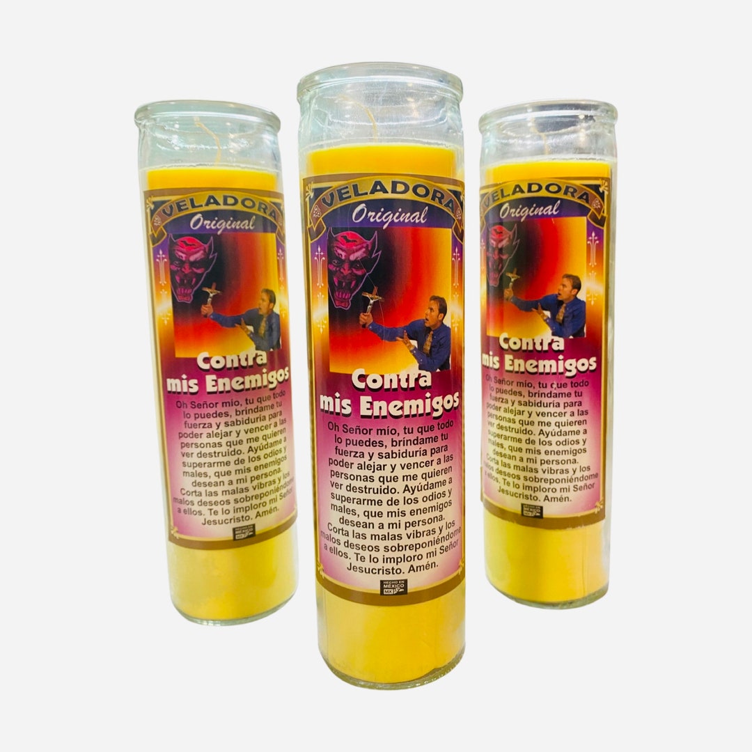Contra Mis Enemigos Veladora, Against My Enemies Candle, to Rid of