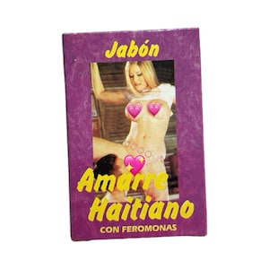AMARRE HAITIANO JABON Esoterico con Feromonas Para Amarre de Amor