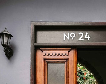 CLASSIC MODERN House No. letters in white for number add on, Address Numbers and Letters