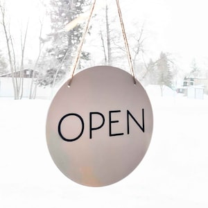 Open Closed Window Signs for Business, Retail and Office, Custom ...