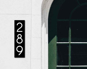 Plaques de numéro de maison pour adresse avec chiffres MINCES et MODERNES de 5 pouces