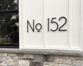 THIN MODERN House No. letters,  Large House number  (add on), Address Numbers and Letters
