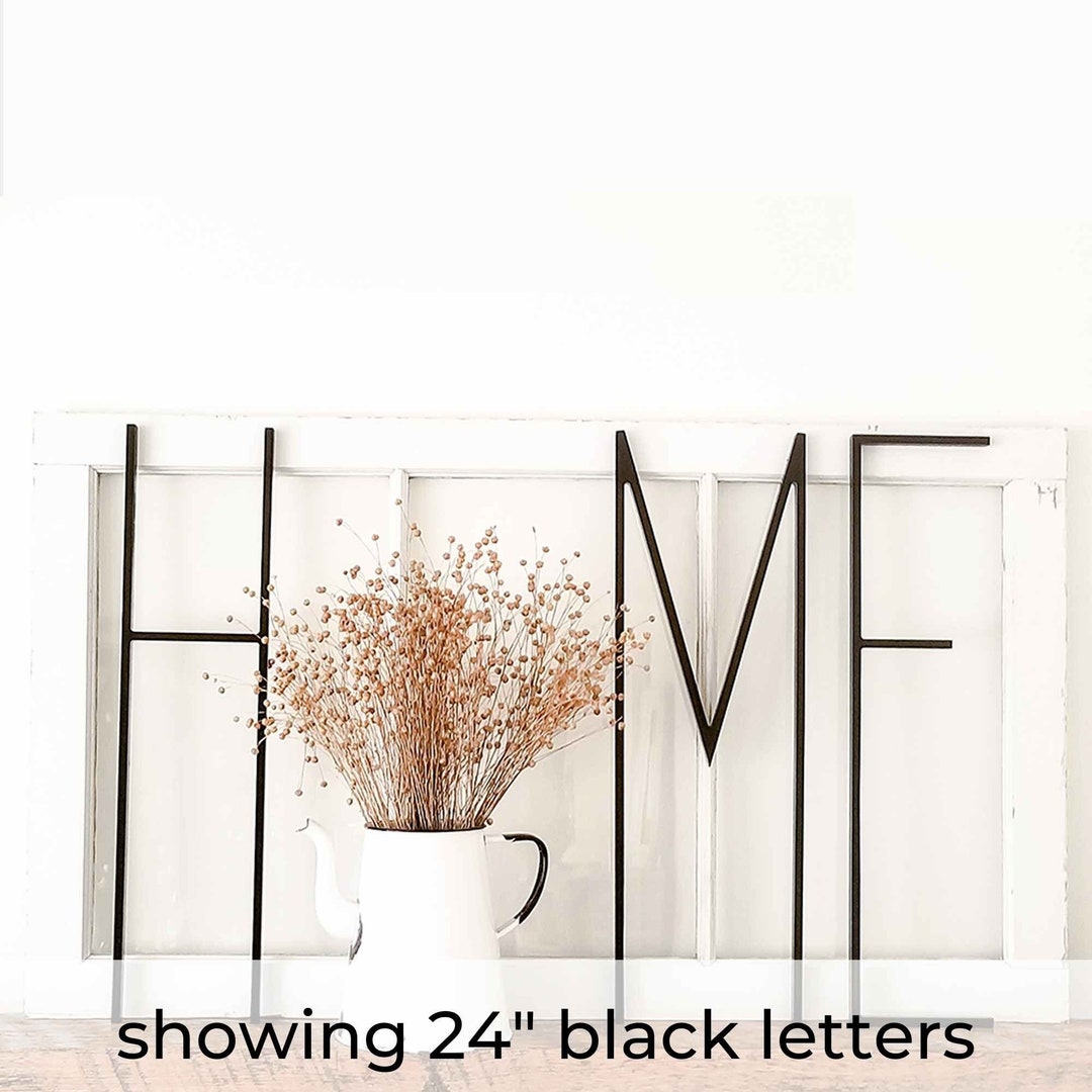 Modern Wood Letters for Wall Decor Large Wooden Letters Etsy