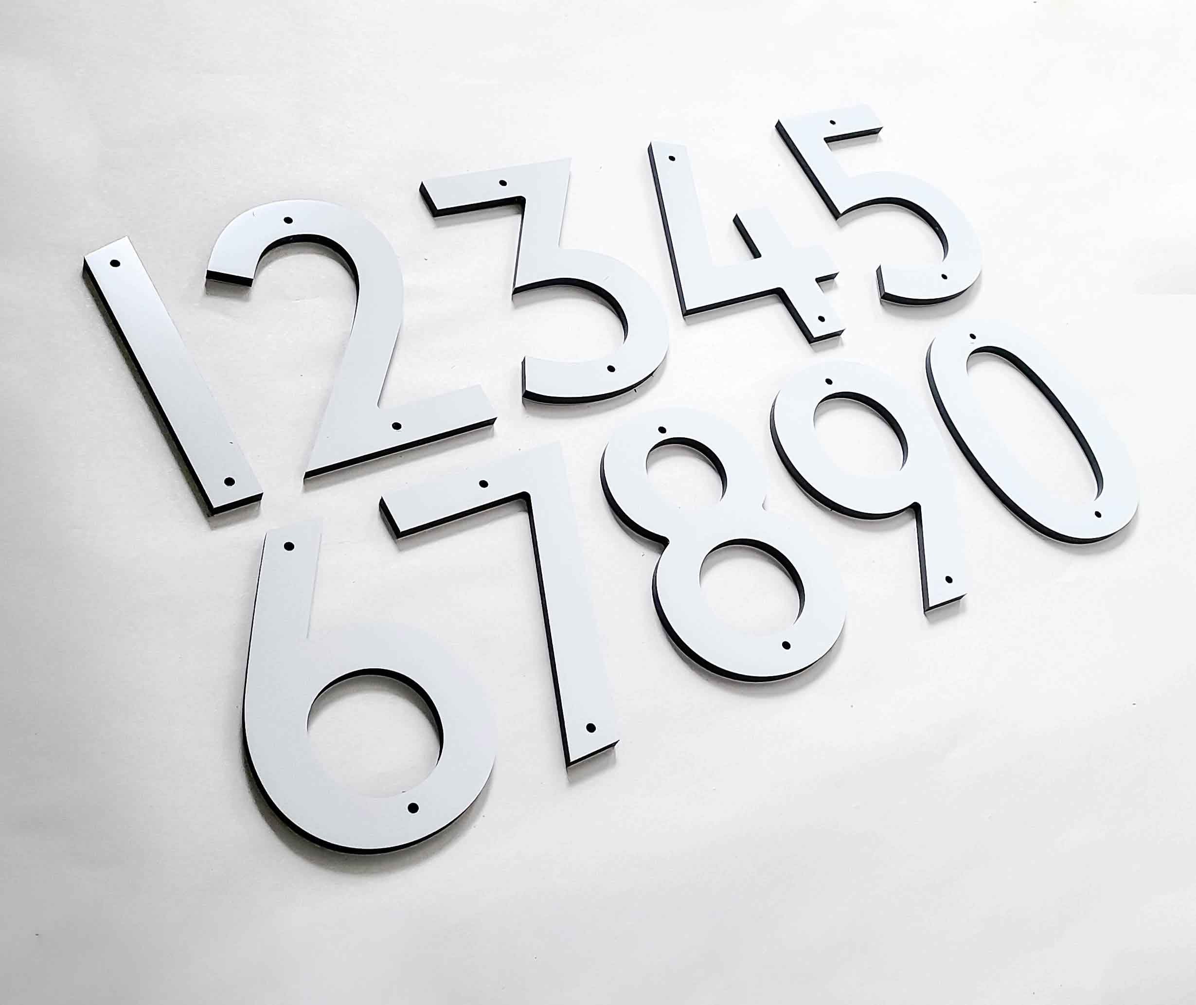 CLASSIC MODERN White House Numbers and Letters for Address 8 Etsy Canada