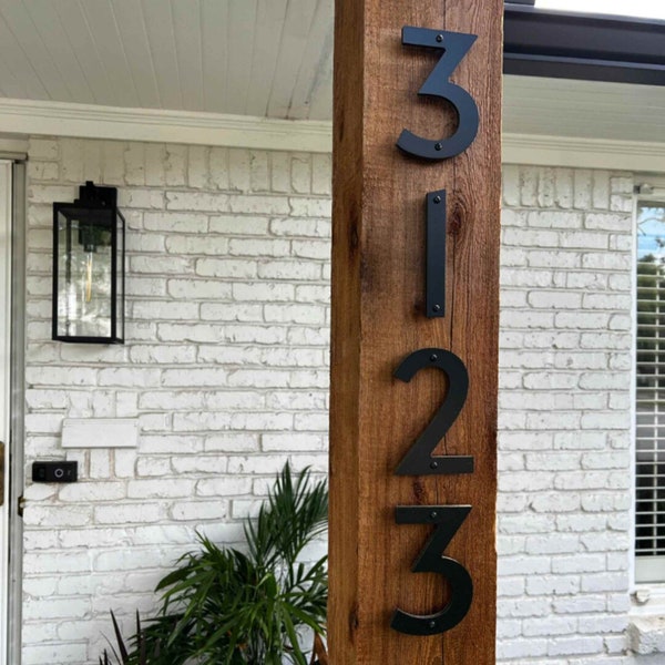 CLASSIC MODERN House Numbers,  5 inch Address Numbers and Letters