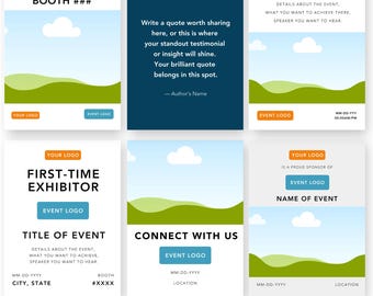Animated Event Post Templates - Canva Editable, LinkedIn & Instagram (Digital Download)