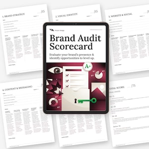 DIY Brand Audit Scorecard: Small Business Branding Checklist (Digital Download)