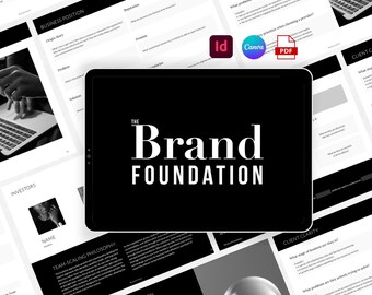 The Brand Foundation | Brand Strategy Workbook | Small Business Branding Guide | Business Planning Worksheet | Brand Foundation Workbook