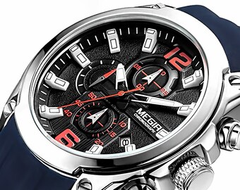 Luxury Sport Watch | Mens  Watch | Mens  Watches | Watch For Men | Unisex Watch | Gift For Men | Wrist Watch | Chronograph Quartz, Man Watch