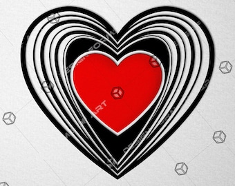 Heart Bundle Svg, Heart Outline Svg, Heart Cut Files, Heart Clipart, Heart Svg, Love Svg, Solid Heart Svg, Png, Dxf, Eps, Pdf, Valentine,