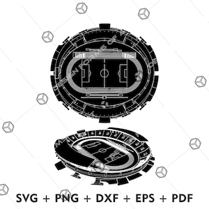 Football Stadium SVG, Stadium Svg, Football Svg, Soccer Stadium Svg, Soccer Svg, Stadium Silhouette Svg, Football, Soccer, Sublimation,