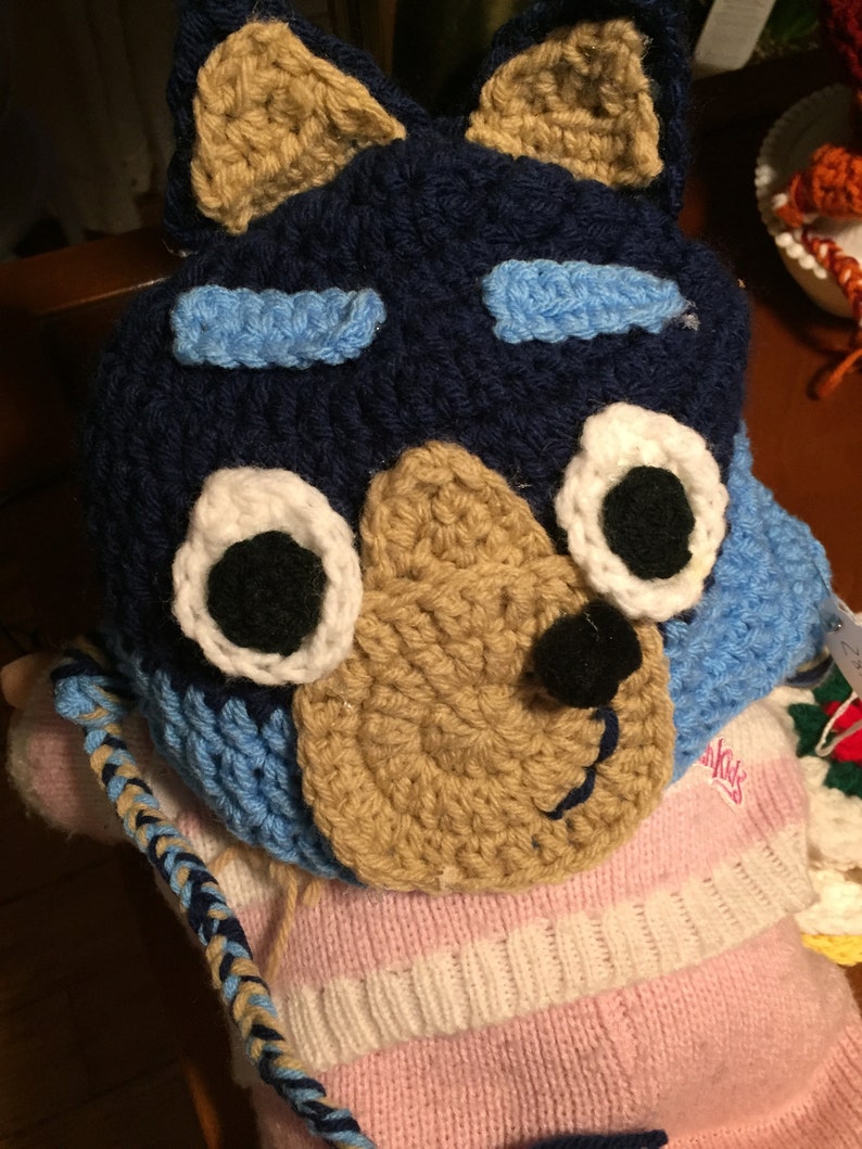 Bluey Chili Bingo Hat Crochet Bluey Bingo Hat Crochet Chili Etsy