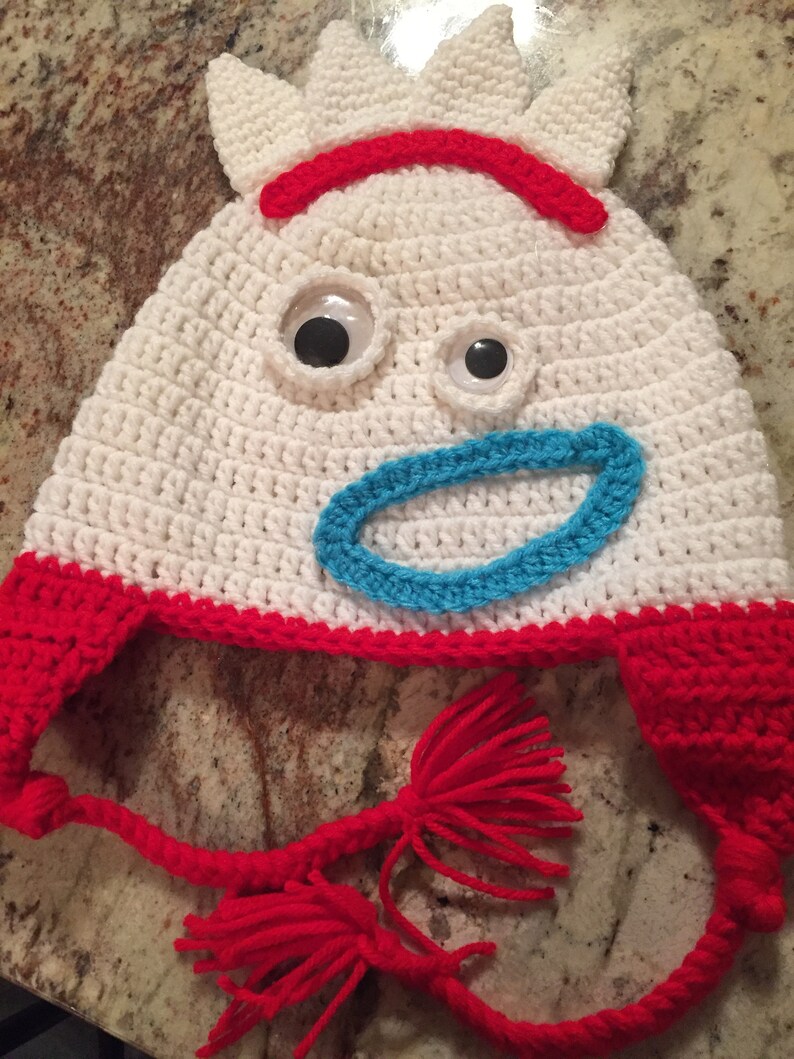 Forky hat Toy Story beanie forky hat crochet character Etsy