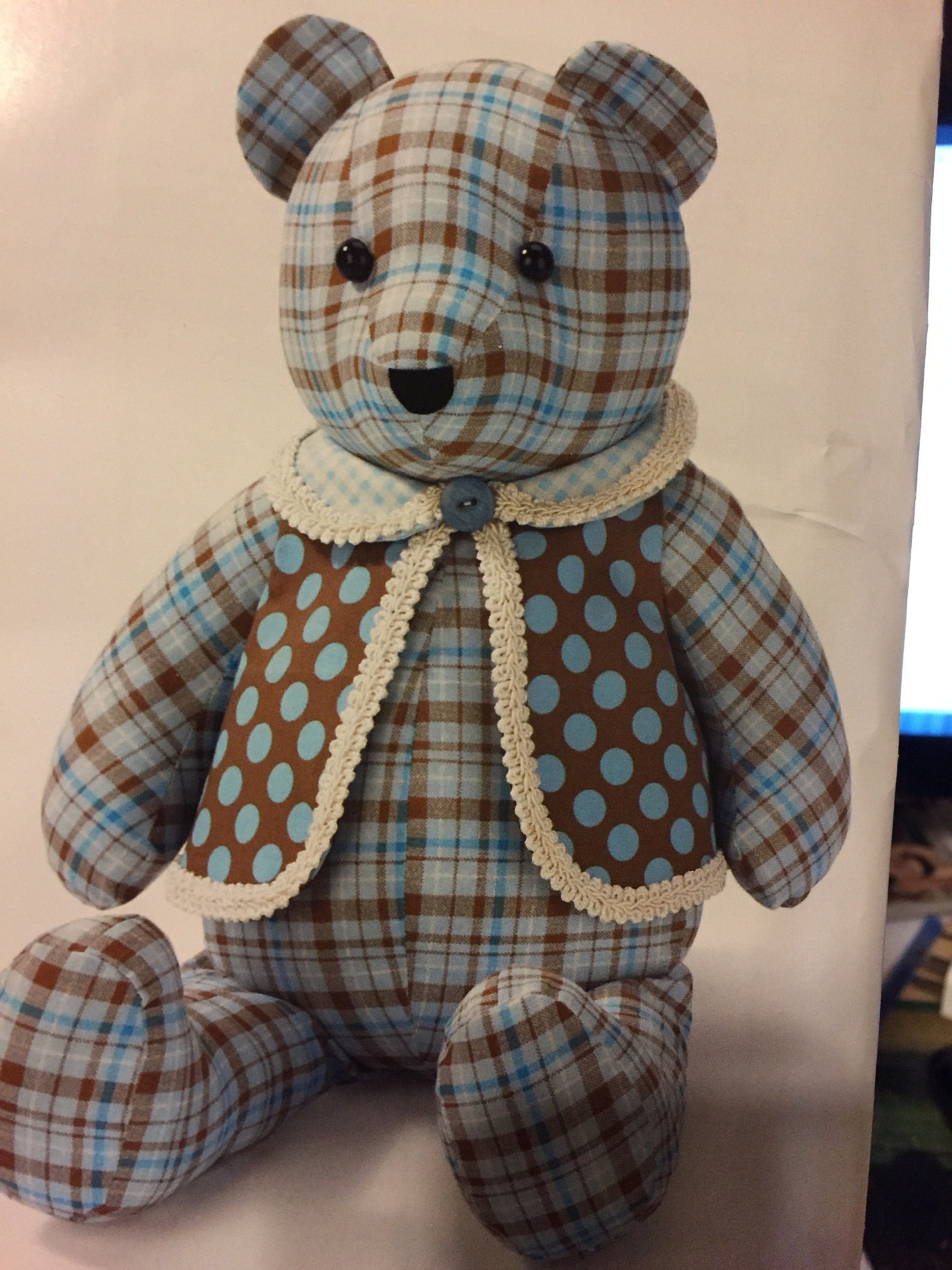 Memory Bear Memory Bear Loved One’s Clothing Keepsake - Etsy Singapore