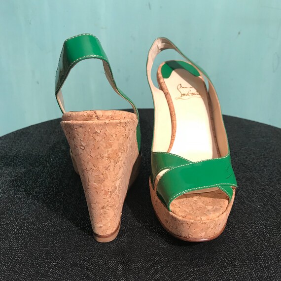 Christian Louboutin グリーン ハイヒール Christian Louboutin グリーン系 ハイヒール