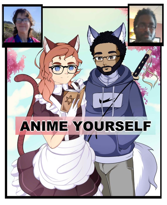 Custom Custom Anime Portrait, Anime Yourself, Custom Anime Commission Art  Commission