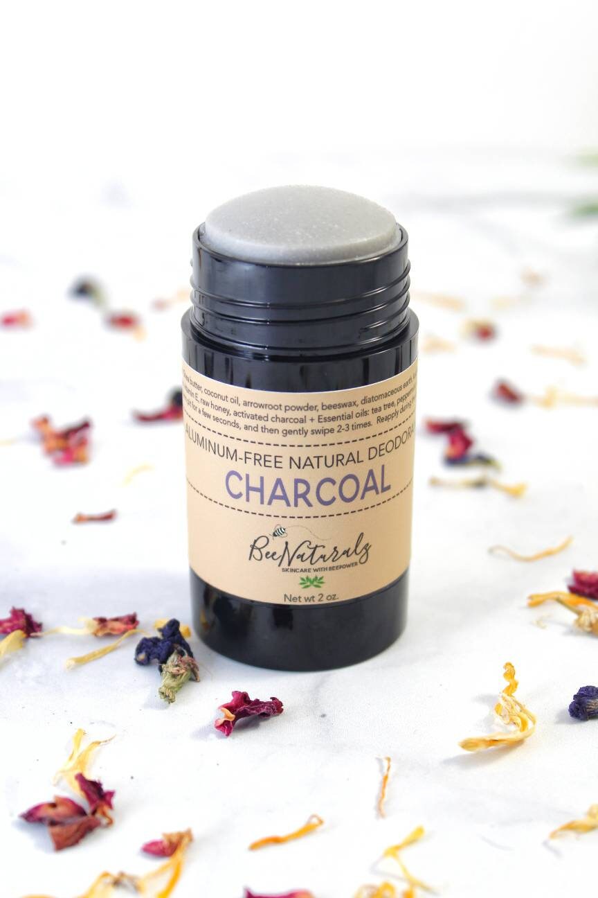 Natural deodorant charcoal detox natural skincare aluminum Etsy