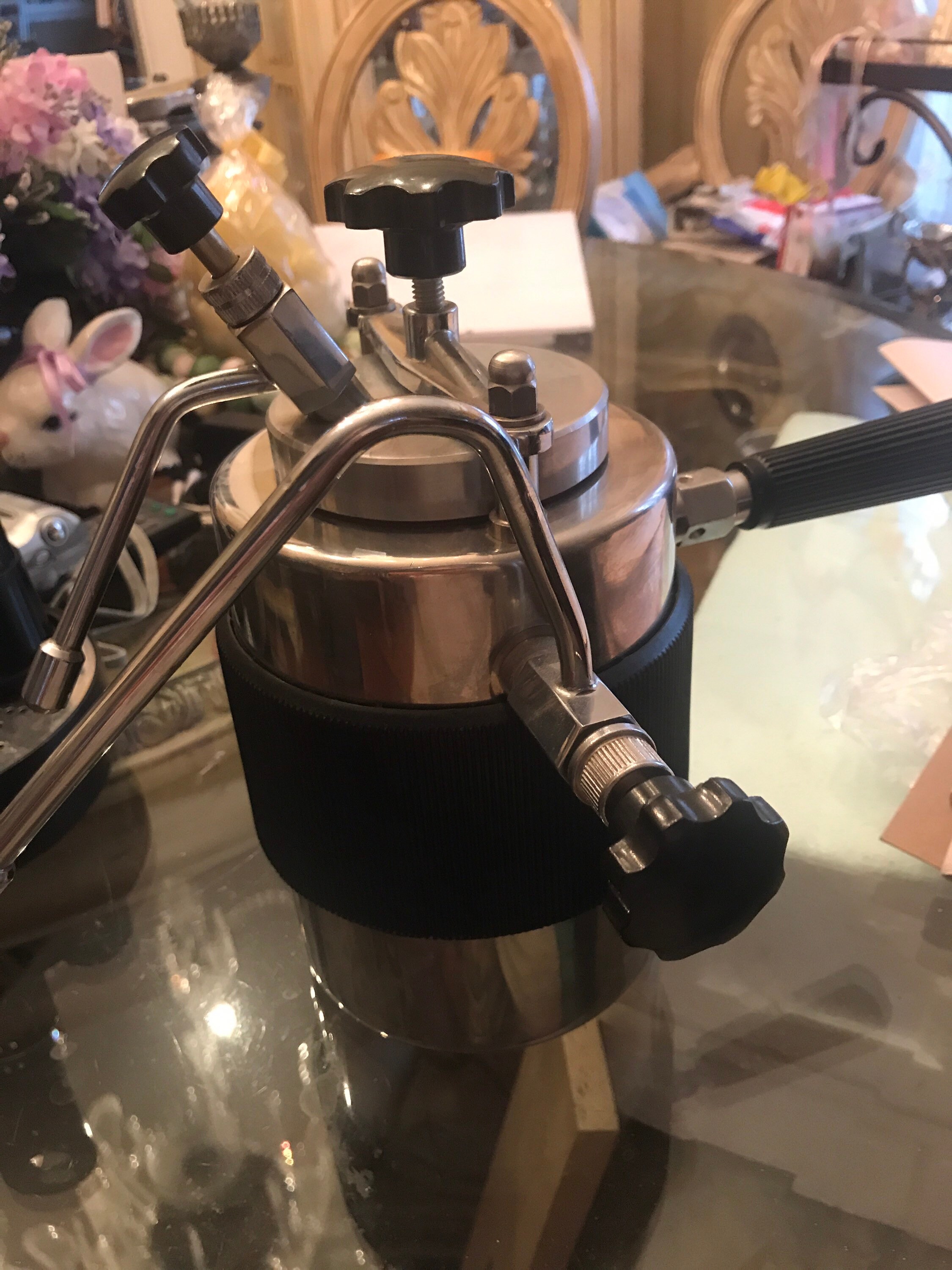 Retro Style Italian Steam Espresso Machine