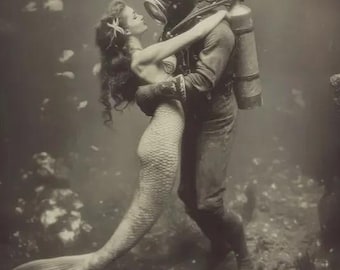 Photo de sirène vintage 5168 Oddleys Strange & Bizarre