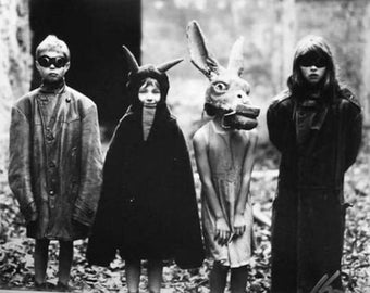 Antique Halloween Photo 1050 Oddleys Strange & Bizarre