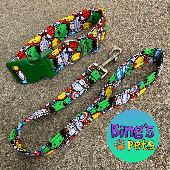 captain marvel dog collar