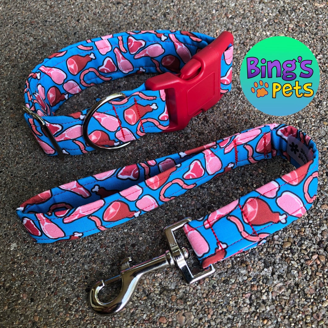 The Sausage Party Fabric Dog Collar or Leash Etsy