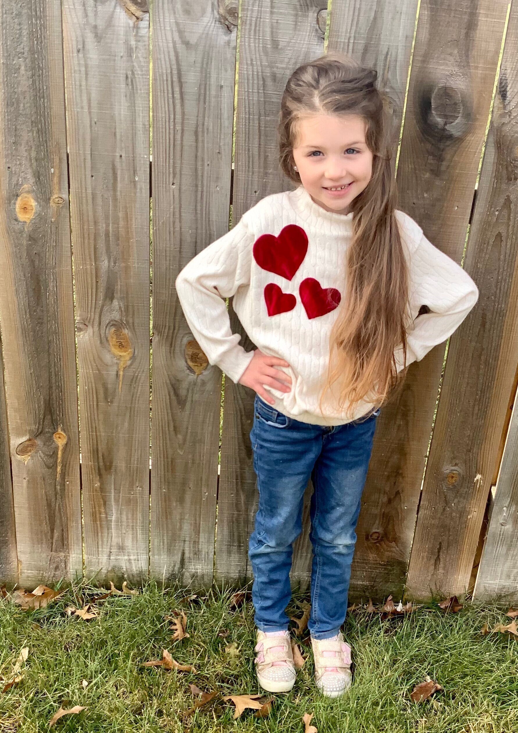 Little girl red sweater clearance