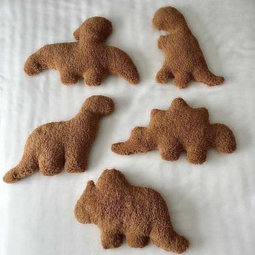 Large Dinosaur Nugget Pillows
