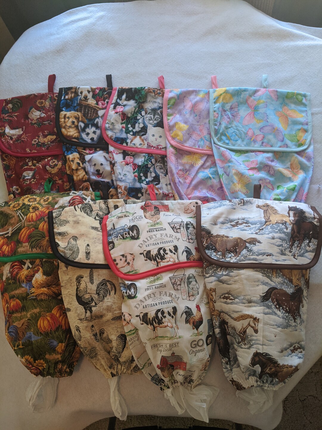 Plastic Bag Holder, Bag Holder, Grocery Bag Holder, Kitchen Bag Holder