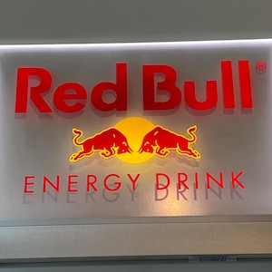 Red Bull Led Sign - Etsy