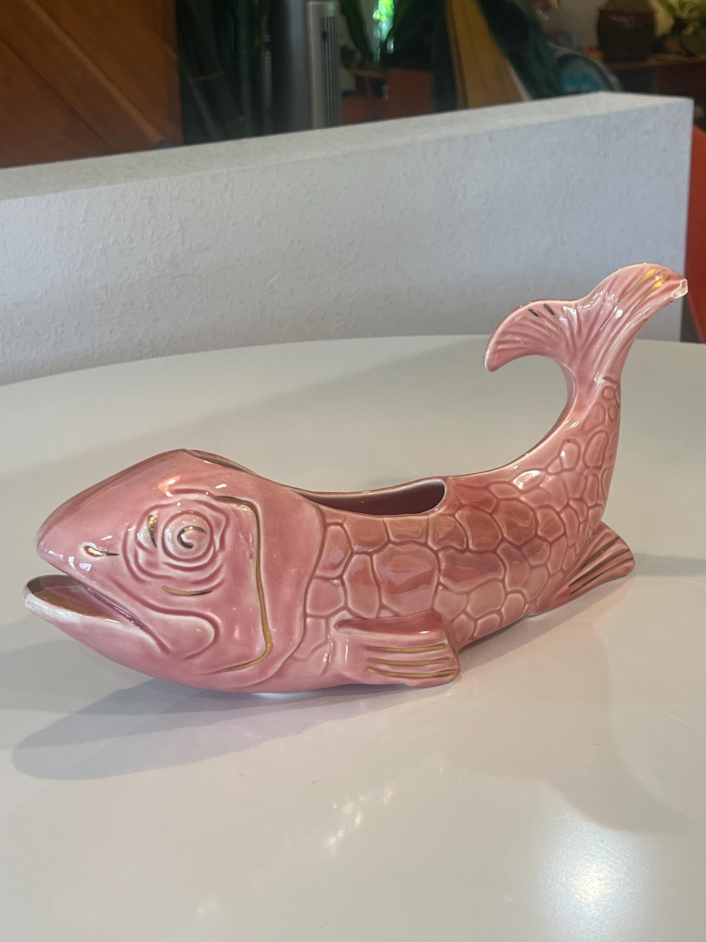 Japanese Vase With Koi Fish - Etsy