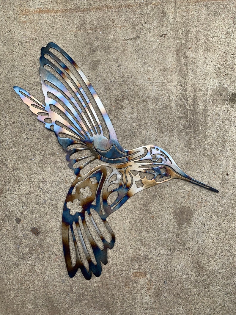 Hummingbird Wall Art Etsy