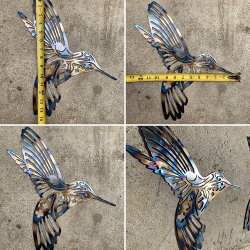 Metal Hummingbird Hummingbird Metal Wall Art Metal Wall Etsy