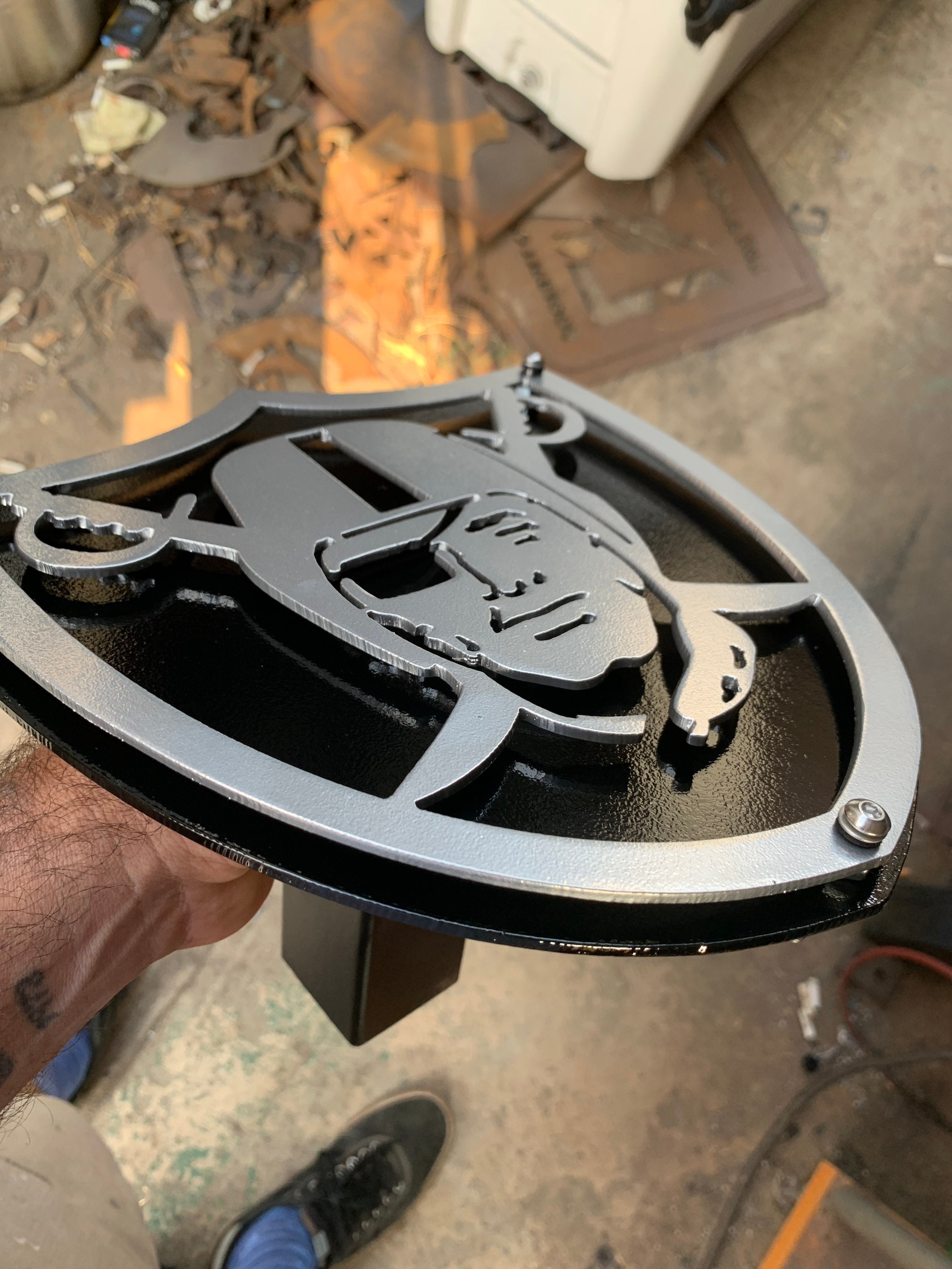 Raiders Tow Hitch Cover 