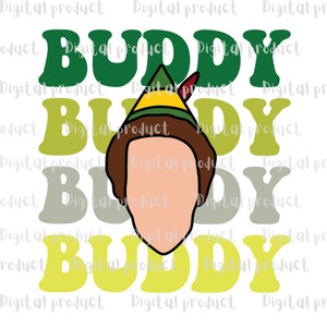 Buddy, Elf, Christmas, PNG, sublimation, digital