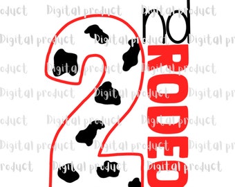 2nd Rodeo Birthday, second birthday, PNG, sublimation, digital