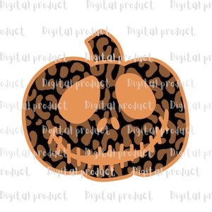 Cheetah Pumpkin Jack, PNG, sublimation, digital